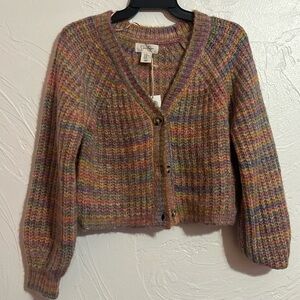 Jessica Simpson sweater! Cropped. Multi color size XS